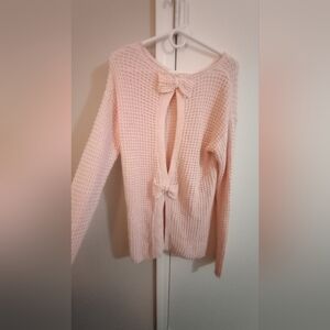 Elegant Pink Coquette Cardigan